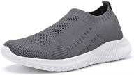 👟 harence women's slip-on walking shoes - comfortable, breathable mesh sock sneakers for lightweight sports, athletic running logo