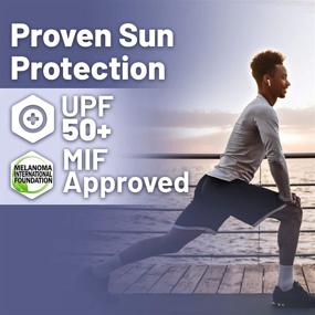 img 1 attached to High Performance Men's UPF50+ Long Sleeve UV Sun Protection Shirts | Quick Dry Outdoor Shirt for Fishing, Running, and Workout