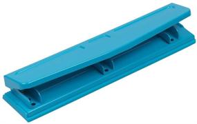 img 3 attached to 🔵 JAM PAPER Metal Hole Puncher - Blue, 10 Sheet Capacity - Individual Sale