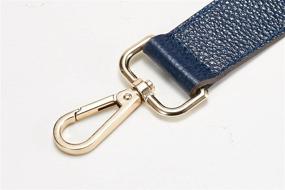 img 1 attached to Black Silver Leather Replacement Handbags Shoulder Sewing - High-quality Notions & Supplies