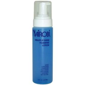 img 1 attached to 💫 Nairobi Wrapp-It Shine Foaming Lotion, 8 oz