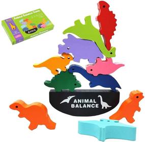 img 4 attached to 🦕 Montessori Educational Dinosaur Stacking Christmas