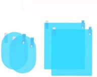 🔆 эмоли 4 шт. hd прозрачная влагостойкая пленка для автомобильных задних видо-зеркал и боковых окон - антиблик, антизапотевание, водонепроницаемая пленка для безопасного вождения логотип
