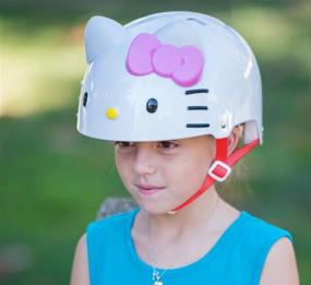 img 1 attached to Protecting Young Riders in Style: Bell Girls Hello Kitty Bike Helmet