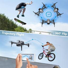 img 2 attached to 🚁 Sansisco D15 Mini Drone: 1080P FPV Camera, Foldable Remote Control, Kid-Friendly Features, and More!