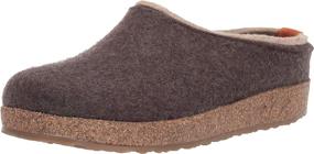img 1 attached to HAFLINGER Grizzly Kris Clog Charcoal Men's Shoes: Stylish Comfort for Men