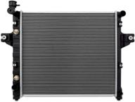 high quality mishimoto radiator for jeep grand cherokee 4.0l, 1999-2004 - oem replacement logo