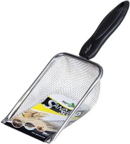 img 4 attached to 🦎 REPTI ZOO Stainless Steel Fine Mesh Reptile Sand Shovel – Efficient Corner Scoop for Terrariums and Substrates