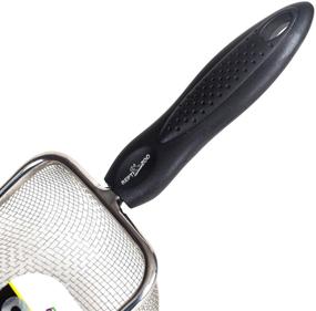 img 2 attached to 🦎 REPTI ZOO Stainless Steel Fine Mesh Reptile Sand Shovel – Efficient Corner Scoop for Terrariums and Substrates