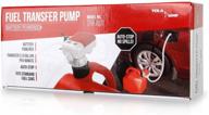 🚗 tera pump splash-proof gas can pump, extra long 39 inch hose, 2.4 gpm or 250 gallons, battery powered electric siphon with auto stop tech - ideal for cars, trucks, generators, and snowblowers. logo