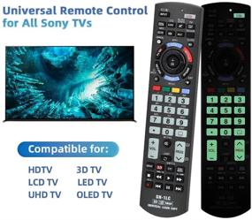 img 3 attached to Gvirtue Universal Remote Control SN-1LC - Compatible with All Sony Bravia Smart TV-HDTV 3D LCD LED OLED UHD 4K HDR TVs, Including Netflix & YouTube Buttons, with Learning Function