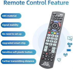 img 2 attached to Gvirtue Universal Remote Control SN-1LC - Compatible with All Sony Bravia Smart TV-HDTV 3D LCD LED OLED UHD 4K HDR TVs, Including Netflix & YouTube Buttons, with Learning Function