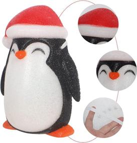 img 3 attached to 🎅 SANKUU Christmas Porch Light Covers: Festive Snowman Outdoor Decorations for Porch & Garage Lights (Penguin)