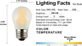 img 2 attached to OPALRAY Dimmable Eye Protect Incandescent Equivalent