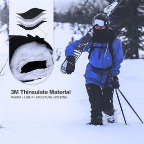 img 2 attached to ❄️ Ultimate Winter Protection: FREE SOLDIER Ski Gloves Snow - Waterproof & Insulated for Men & Women with Touchscreen Technology