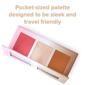 img 2 attached to 🍦 Beauty Bakerie Neapolitan Bar Mini Palette: Long-lasting and Highly Pigmented Blush, Bronzer, and Highlighter with Enhanced SEO
