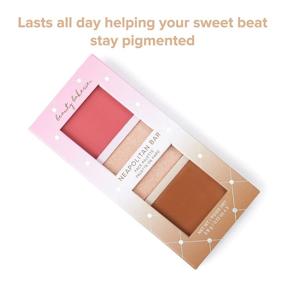 img 1 attached to 🍦 Beauty Bakerie Neapolitan Bar Mini Palette: Long-lasting and Highly Pigmented Blush, Bronzer, and Highlighter with Enhanced SEO