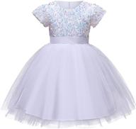 👗 nileafes embroidered princess dresses - pageant girls' apparel for fashionable dresses logo