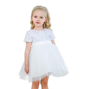 img 3 attached to 👗 Nileafes Embroidered Princess Dresses - Pageant Girls' Apparel for Fashionable Dresses