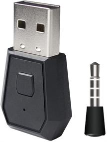 img 4 attached to KenSera Wireless Adapter with Microphone: Mini USB BT 4.0 Dongle for PS4 Controller & Wireless Headset