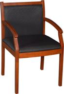 🪑 stylish and comfortable regency regent guest chair in cherry/black: a perfect addition to your space логотип