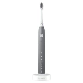 img 3 attached to 🦷 Rechargeable Electric Toothbrush - Slate Gray by Gleem