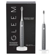 🦷 rechargeable electric toothbrush - slate gray by gleem logo