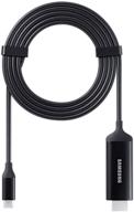 🔌 samsung original dex usb-c to hdmi cable 1.5m for galaxy note 9 & tab s4 - black: high-performance connectivity logo