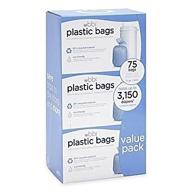 👶 convenient ubbi diaper pail 75-count value pack plastic bags - hassle-free disposal solution logo