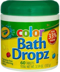 img 4 attached to 🛁 Bath Dropz Water-Coloring Tablets: Vibrant Hues for Bath Time Fun - 60 Ct, 3.59 oz