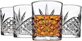 img 2 attached to 🥃 Godinger Acrylic Whiskey Glasses, Shatterproof and Reusable - Dublin Collection, Set of 4