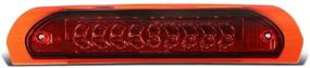 img 4 attached to 🚨 DNA Motoring 3BL-DRM02-LED-RD Светодиодный фонарь хром красный третий тормозной светильник для Dodge Ram 1500/2500/3500 - Низкое энергопотребление, совместим с грузовым светом
