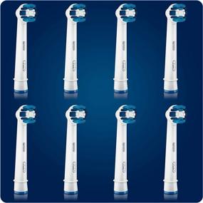 img 1 attached to 🪥 Pack of 8 Oral-B Precision Clean Toothbrush Head Replacements for Electric Rechargeable Toothbrushes