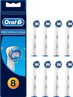 🪥 pack of 8 oral-b precision clean toothbrush head replacements for electric rechargeable toothbrushes logo