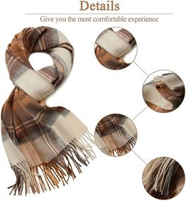 img 3 attached to 🧣 Elevate Your Style with the Viamulion Scarf Elegant Collection: Chic Women's Accessories and Scarves & Wraps