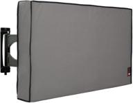📺 grey 32 inch outdoor flat screen tv cover - waterproof and weatherproof логотип