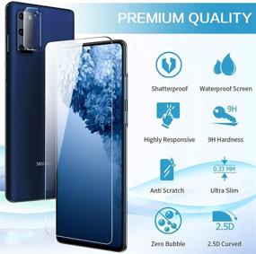 img 3 attached to Premium Tempered Glass Screen Protector and Camera Protector for Samsung Galaxy S20 FE 5G/4G - 3 Screen Protectors + 3 Camera Protectors - Supports Fingerprint Sensor