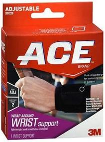 img 1 attached to 💪 Boost Your Performance with the Wrap Around Wrist Support Each