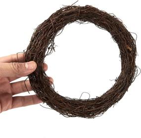 img 2 attached to 🍇 Juvale Grapevine Wreaths—Versatile Wooden Wreath Set for Crafts and Decor (6.2 in, 6 Pieces)