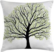 ambesonne pillow cushion branches decorative logo