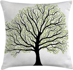 img 1 attached to Ambesonne Pillow Cushion Branches Decorative