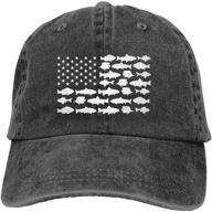 vintage dad hats for kids - adjustable baseball cap with waldeal boy printing fish flag design (ages 3-12 years) logo