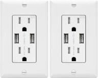 🔌 topgreener tamper resistant electrical receptacles - tu2153a (2pcs) логотип