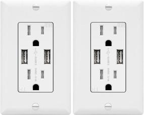 img 4 attached to 🔌 TOPGREENER Tamper Resistant Electrical Receptacles - TU2153A (2PCS)