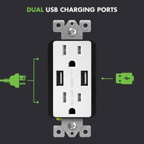 img 1 attached to 🔌 TOPGREENER Tamper Resistant Electrical Receptacles - TU2153A (2PCS)