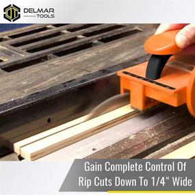 img 2 attached to Delmar Tools Patented Table Saw Push Block: Enhancing Safety and Ease in Narrow Rip Cuts, Reducing Kickback Risks