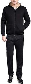 img 1 attached to Zoulee Heavyweight Fleece Sweatshirt Hoodies Men's Clothing