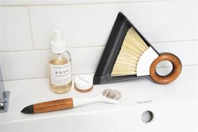 img 2 attached to Full Circle White Tiny Team Mini Dustpan Set with Brush