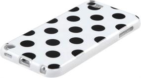 img 1 attached to Asmyna Unique Protective Case For IPod Touch 5 (Black Polka Dots/White)