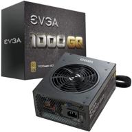 💡 evga 210-gq-1000-v1 1000w блок питания gq с сертификатом энергоэффективности 80+ gold - полу-модульный, режим энергосбережения evga eco, гарантия на 5 лет, черный. логотип